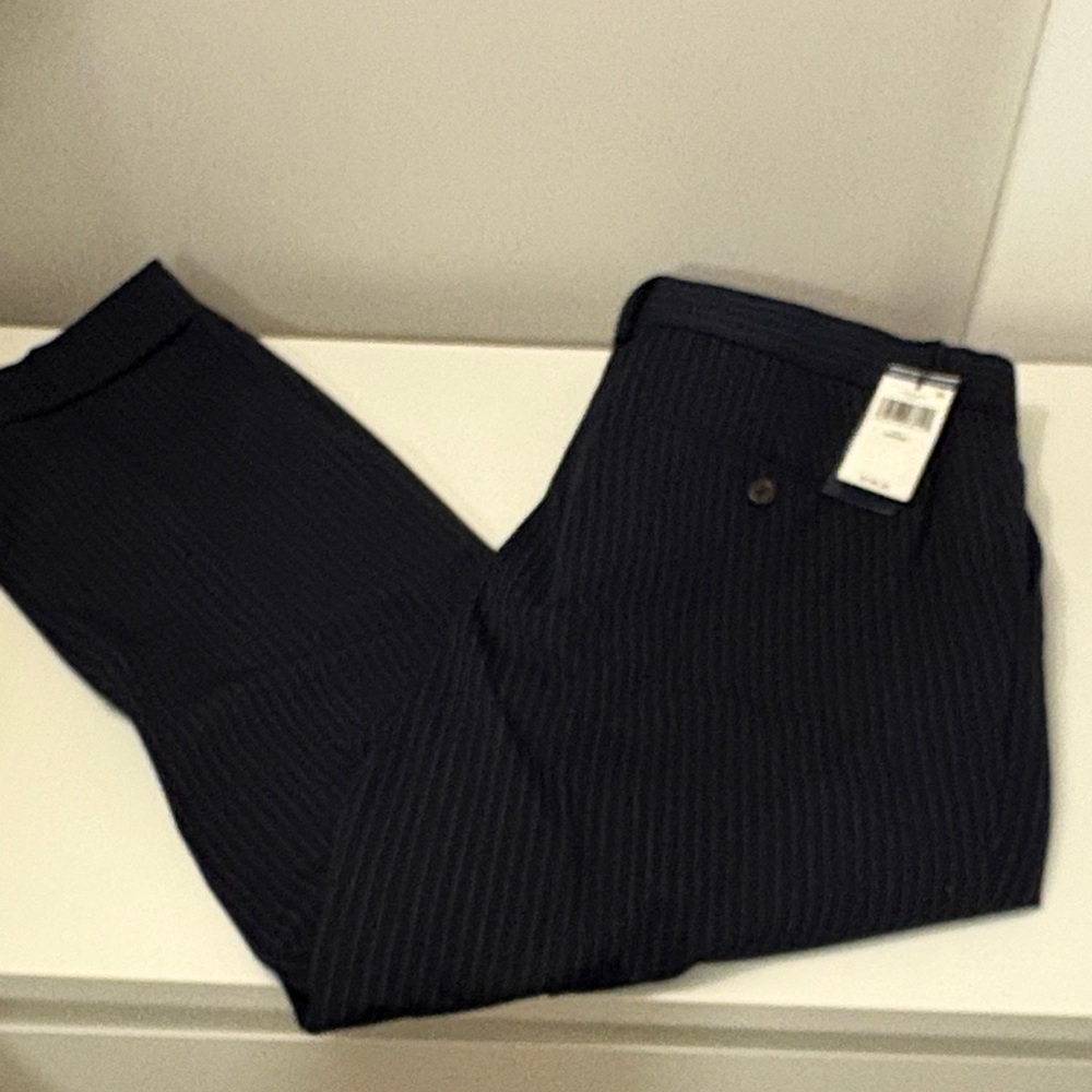 Polo Ralph Lauren Navy Pinstripe Dress Pants